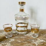 Carafe and shot glasses