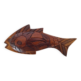 Wooden fish box