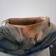 Art vase in raku pottery signed by Tony Evans.