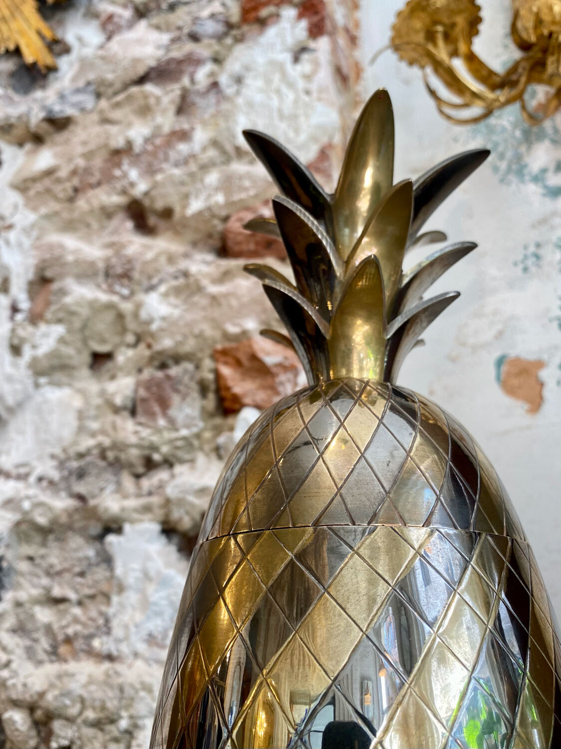 60s pineapple ice bucket