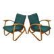 Pair of Bent Beechwood Armchairs,Design Jan Vaněk,1930's.