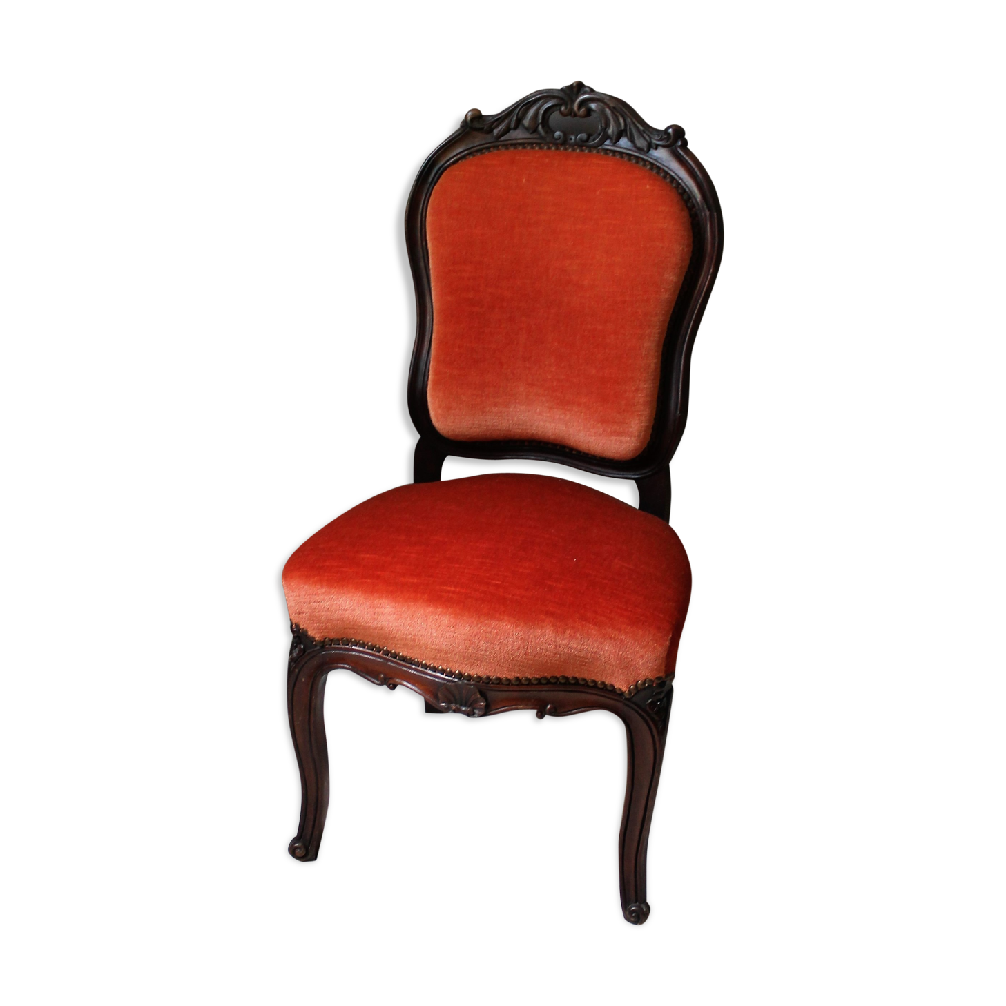 Louis XV style chair rockuro blazed velvet