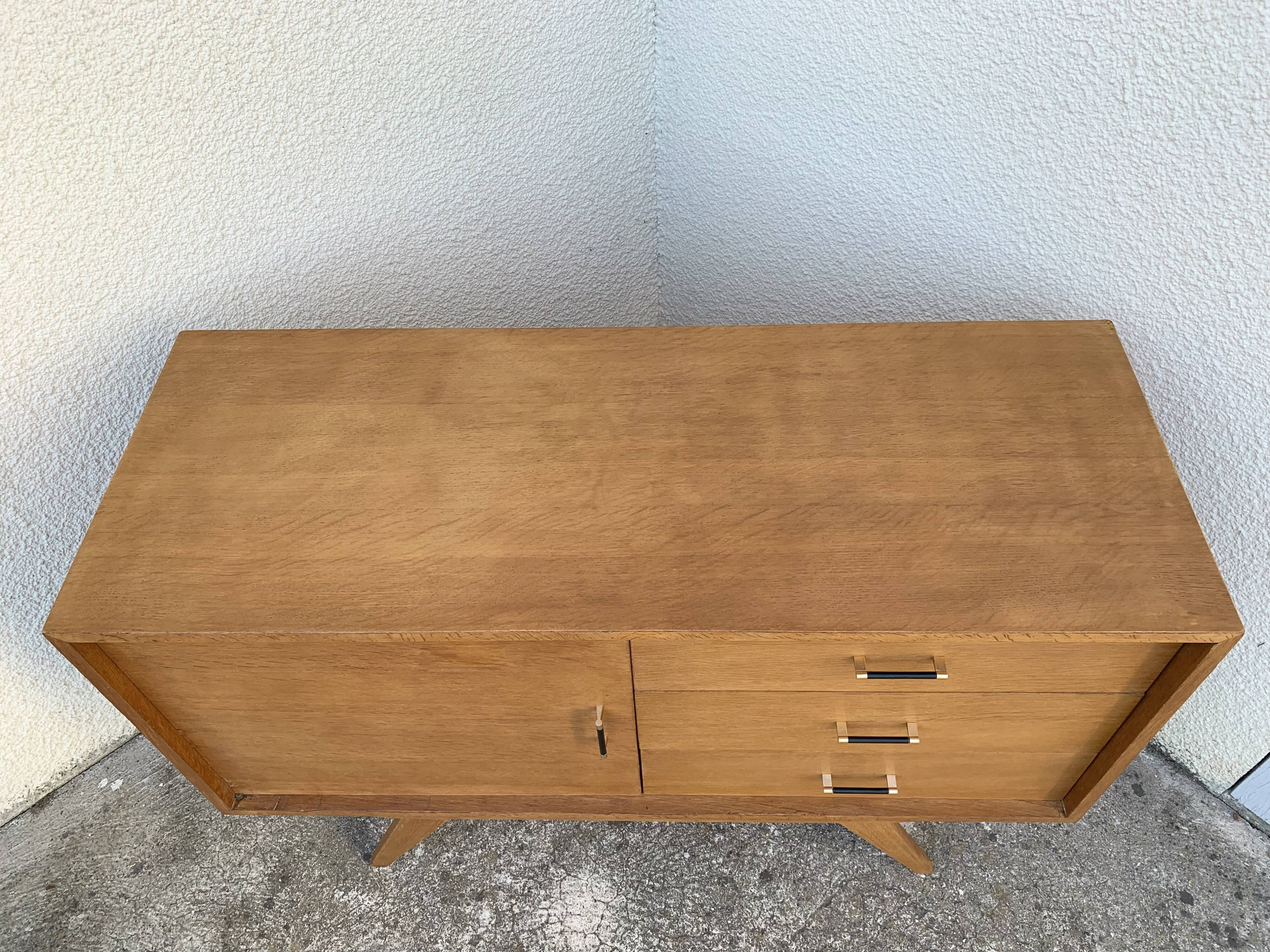 Vintage buffet compass feet 1950