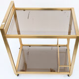 Golden brass dessert table