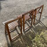Set of 3 design folding chairs