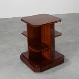 French Art Deco Side Table in Wood, circa 1920