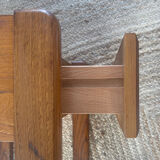 Vintage elm bedside table