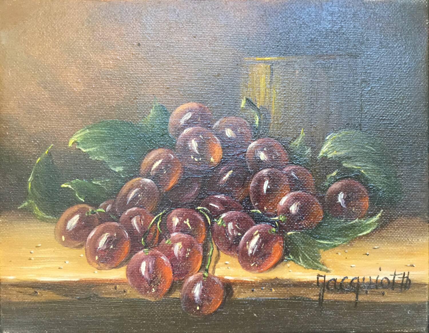 Thierry JACQUIOT (1962). Still Life. Oil on canvas.