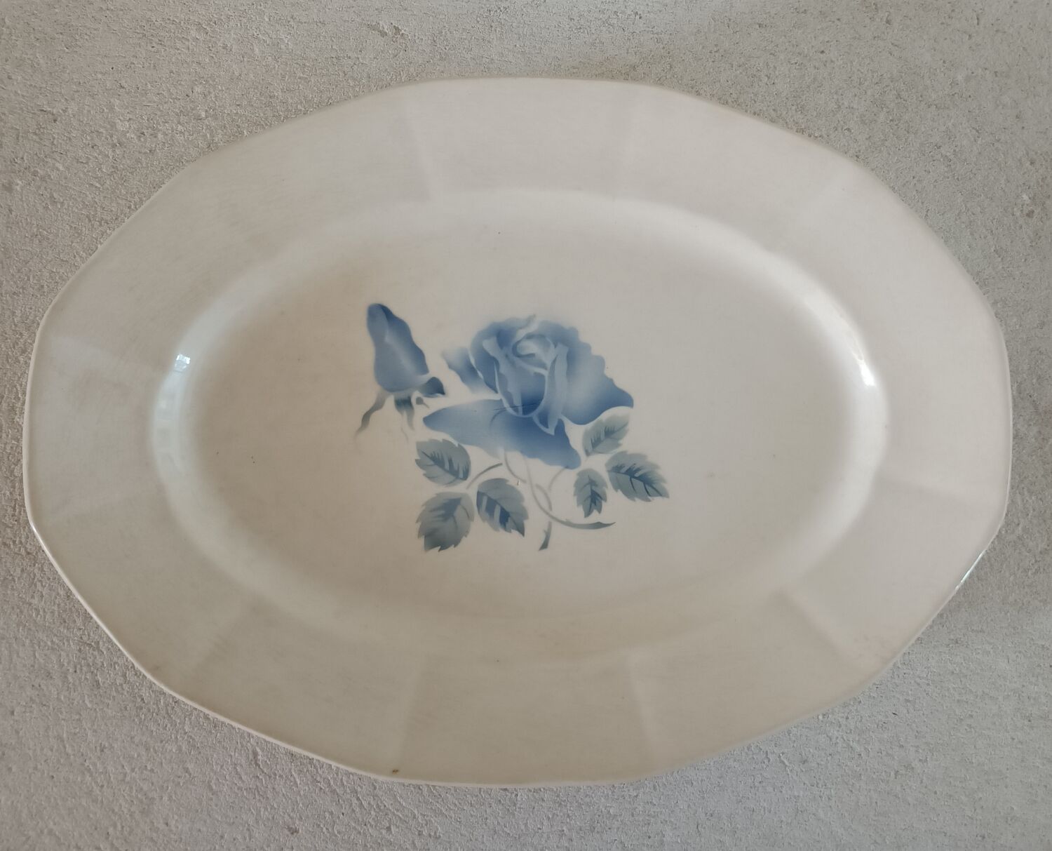 Flat iron earth Digoin Blue Rose