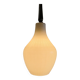 Scandinavian suspension design in white glass and brass - 1950s/60s