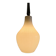 Scandinavian suspension design in white glass and brass - 1950s/60s