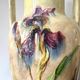 Pair of majestic Art Nouveau Vallauris vases by P. Perret