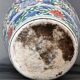 China 18th century Baluster covered pot in polychrome porcelain