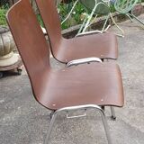 pair of vintage chairs against thermoformed plate