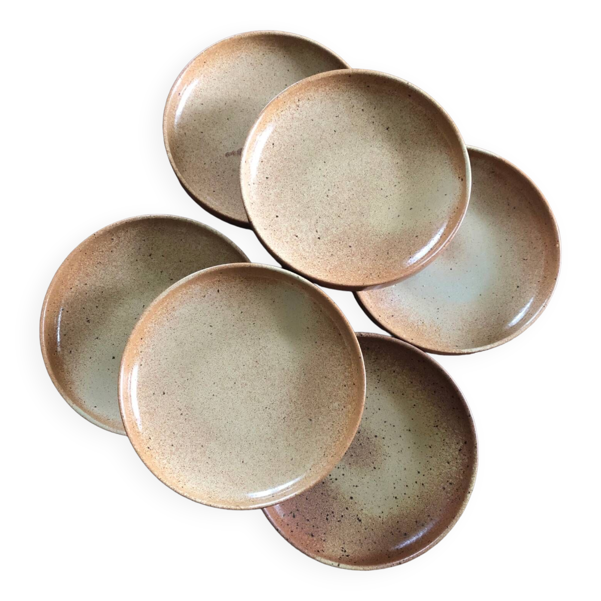 Rigny stoneware dessert or appetizer plates