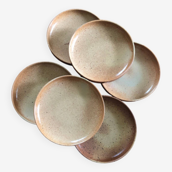 Rigny stoneware dessert or appetizer plates