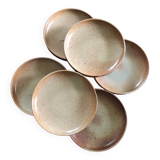 Rigny stoneware dessert or appetizer plates