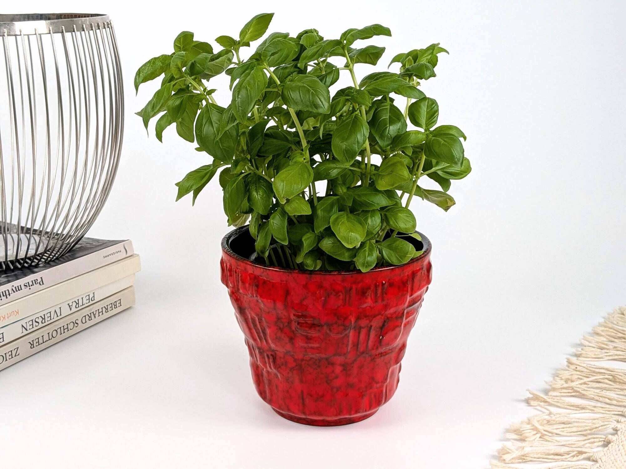 70s Ceramic Planter | West German Pottery