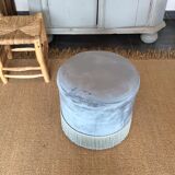Velvet pouf