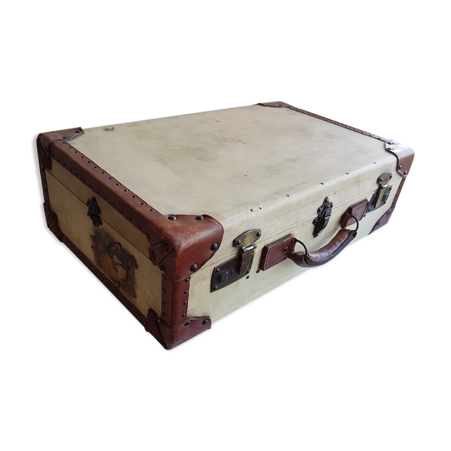 Old wood and leather case
