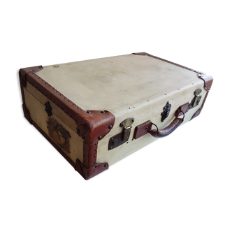 Old wood and leather case