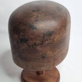 Standing wooden hat shape, 1900