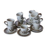 50s Longchamp coffee cups
