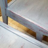 Lot of 4 Chair 1950 luterma painted