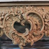Console Louis XV en bois naturel XIXème