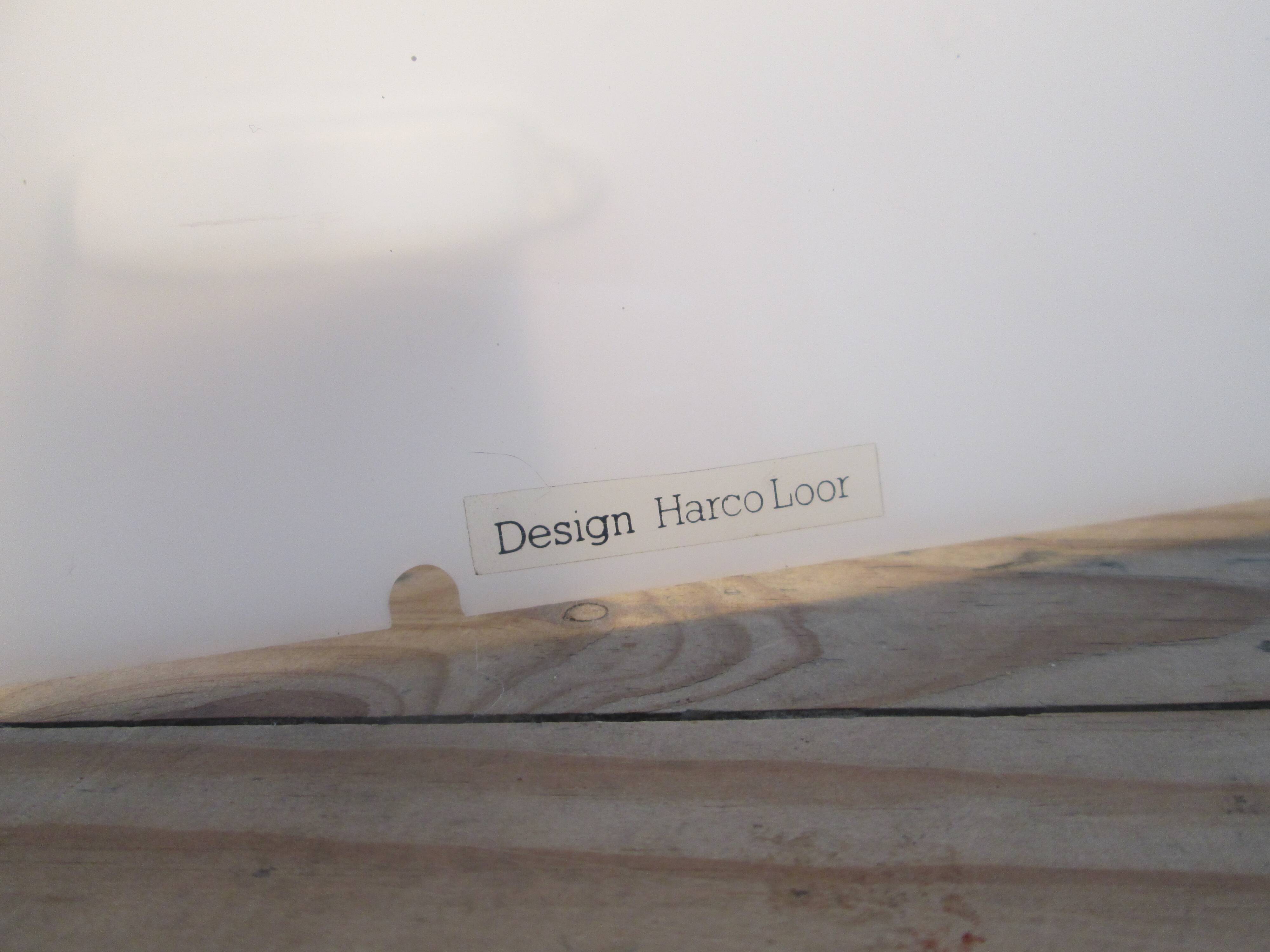 Pyramid lamp by Harco Loor 1980