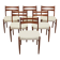 Set of six teak chairs, Danish design, 1960s, made in Denmark