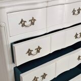 Louis xv-style cream white rag maker