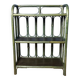 Etagère vintage en rotin vert Moyen Format