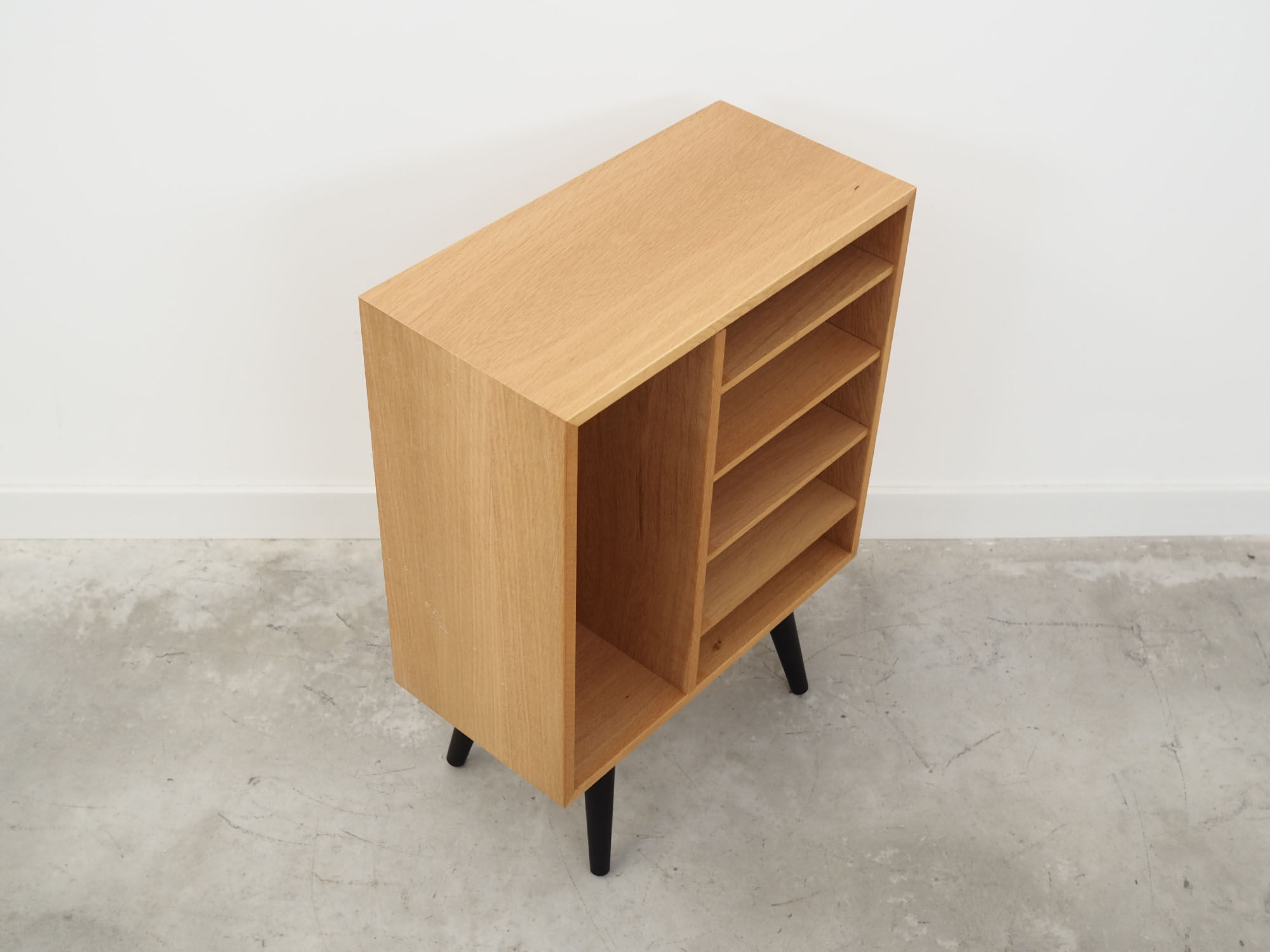 Ash bookcase, Danish design, 70's, production: Denmark