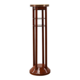 Vienna secession pedestal in wood and copper, Austia ca. 1910