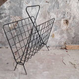 Magazine rack metal of the 1960s