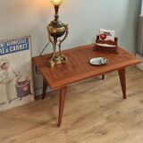 Table basse style scandinave années 50 palissandre