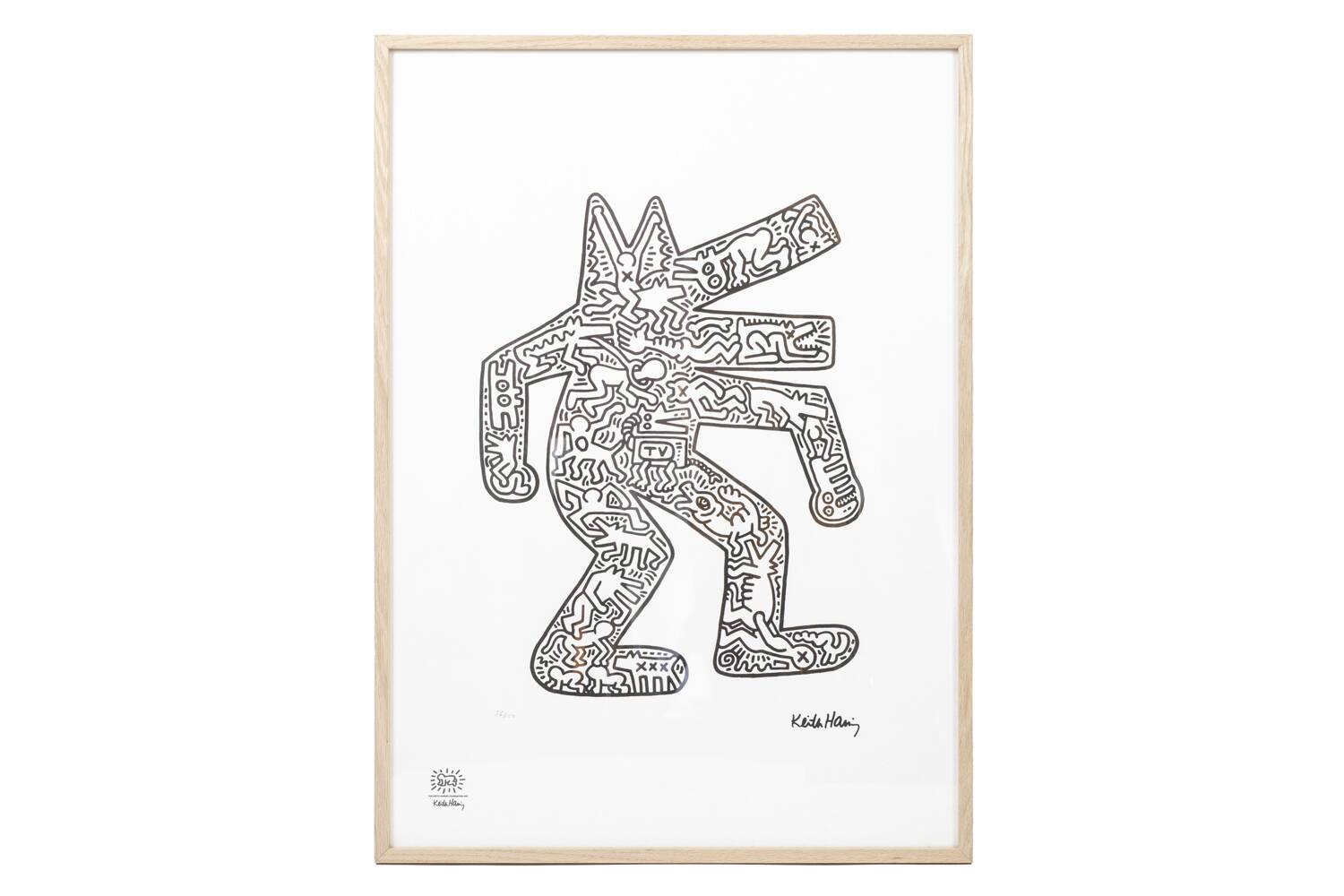 Keith Haring, Screen print, 1990s.