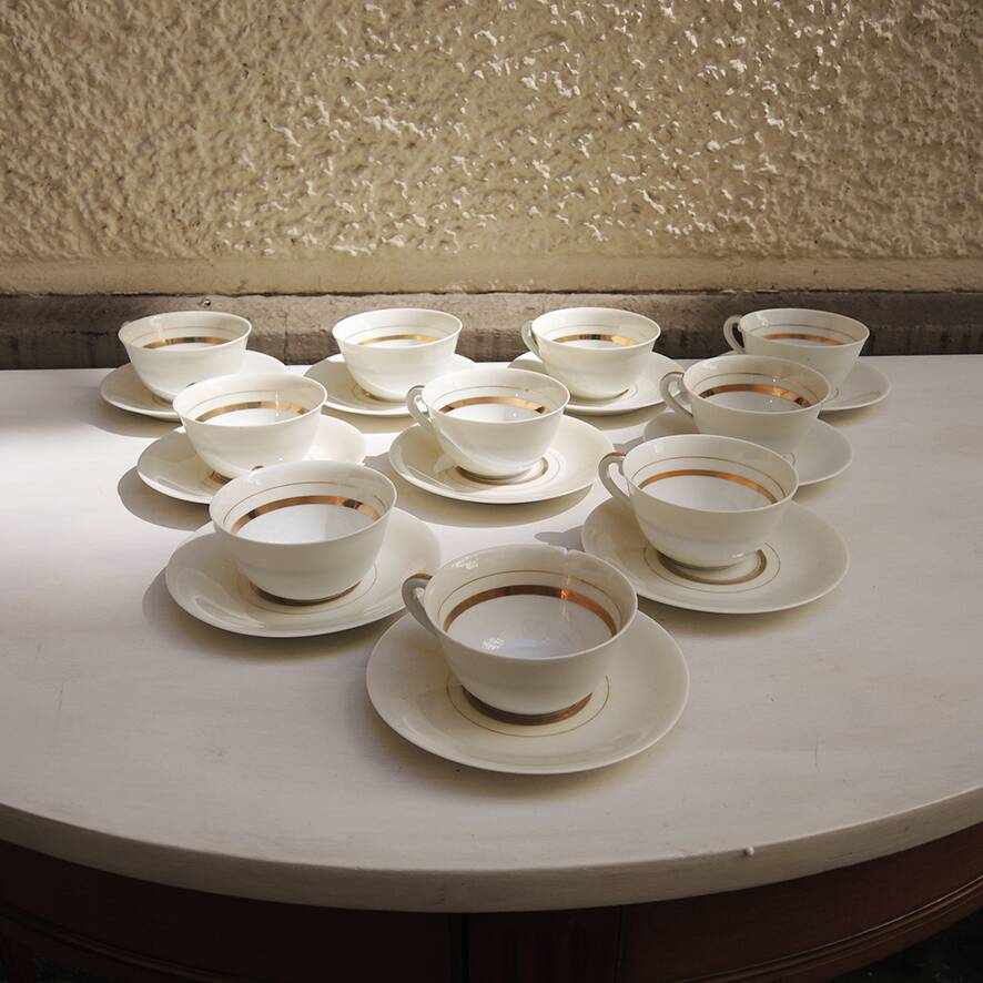 Antique A. Vignaud Porcelain Tea/Coffee Set