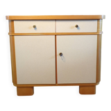 Vintage sideboard with 2 formica and wood doors