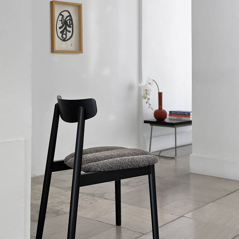 Lot de 3 chaises Klee Tapissées