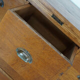 Large dutch oak apothecary cabinet, 1930s