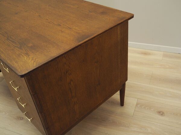Bureau en chêne, design danois, années 1970, production : Danemark