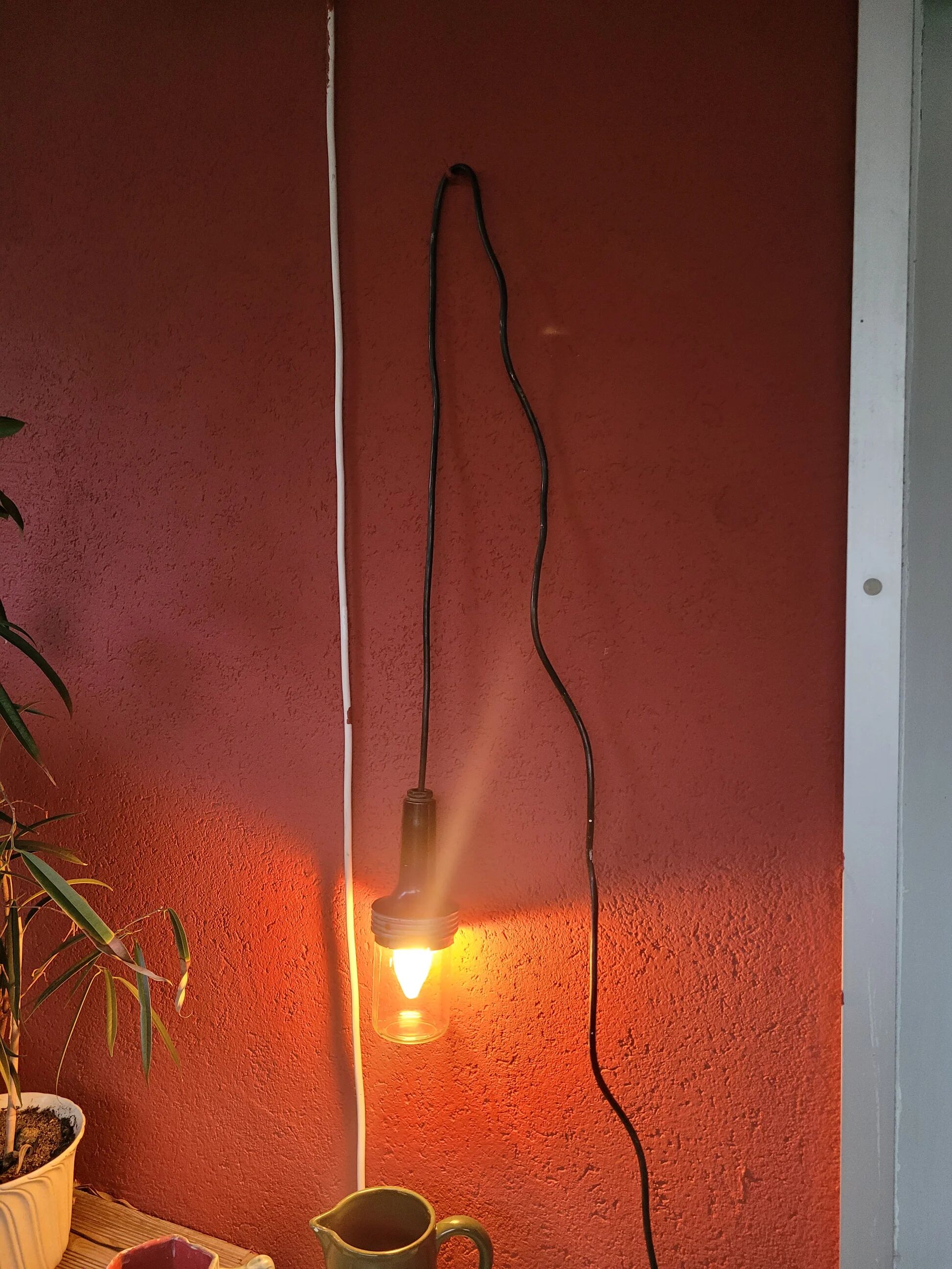 Old portable lamp