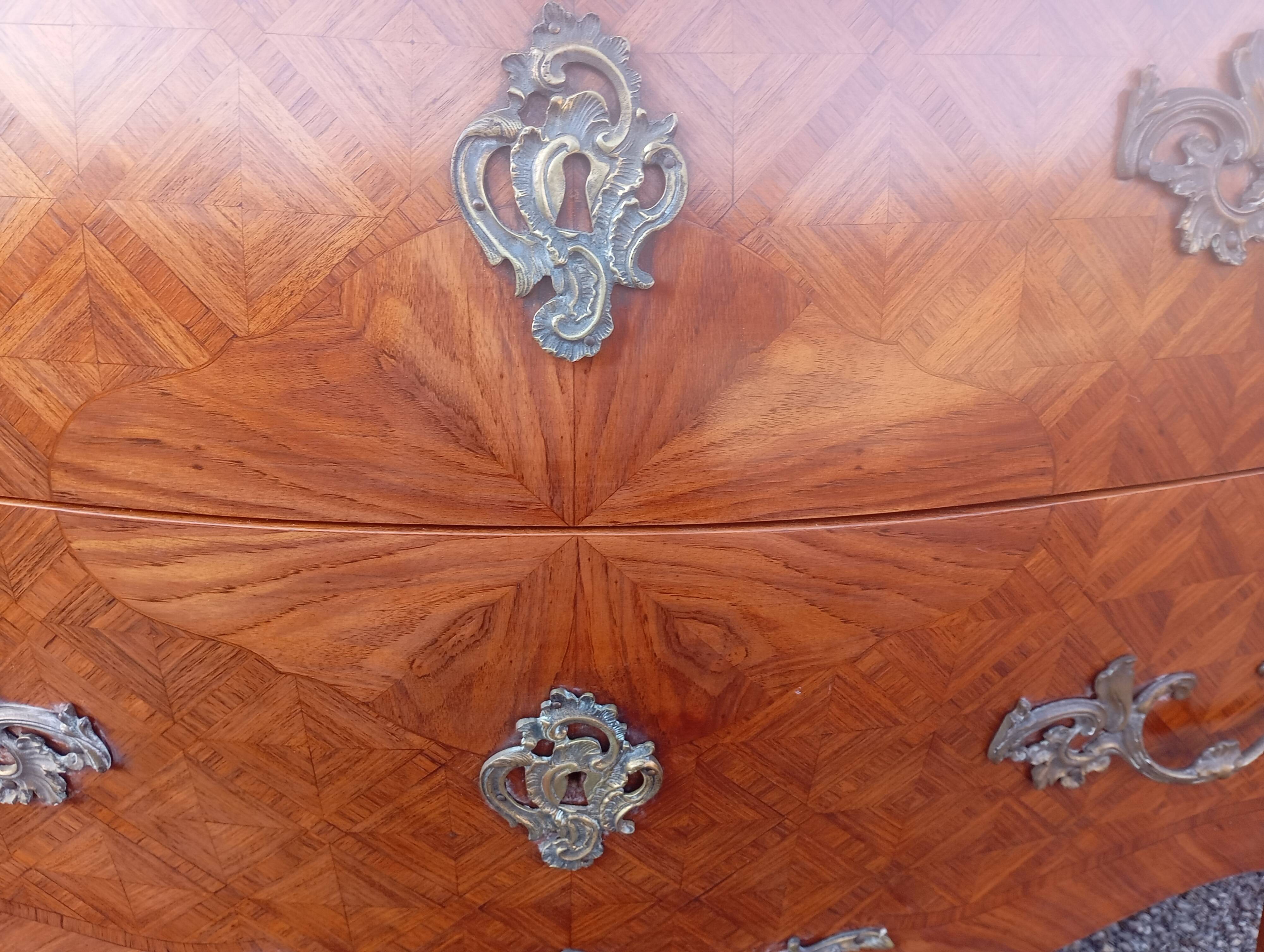 Louis XV marquetry commode