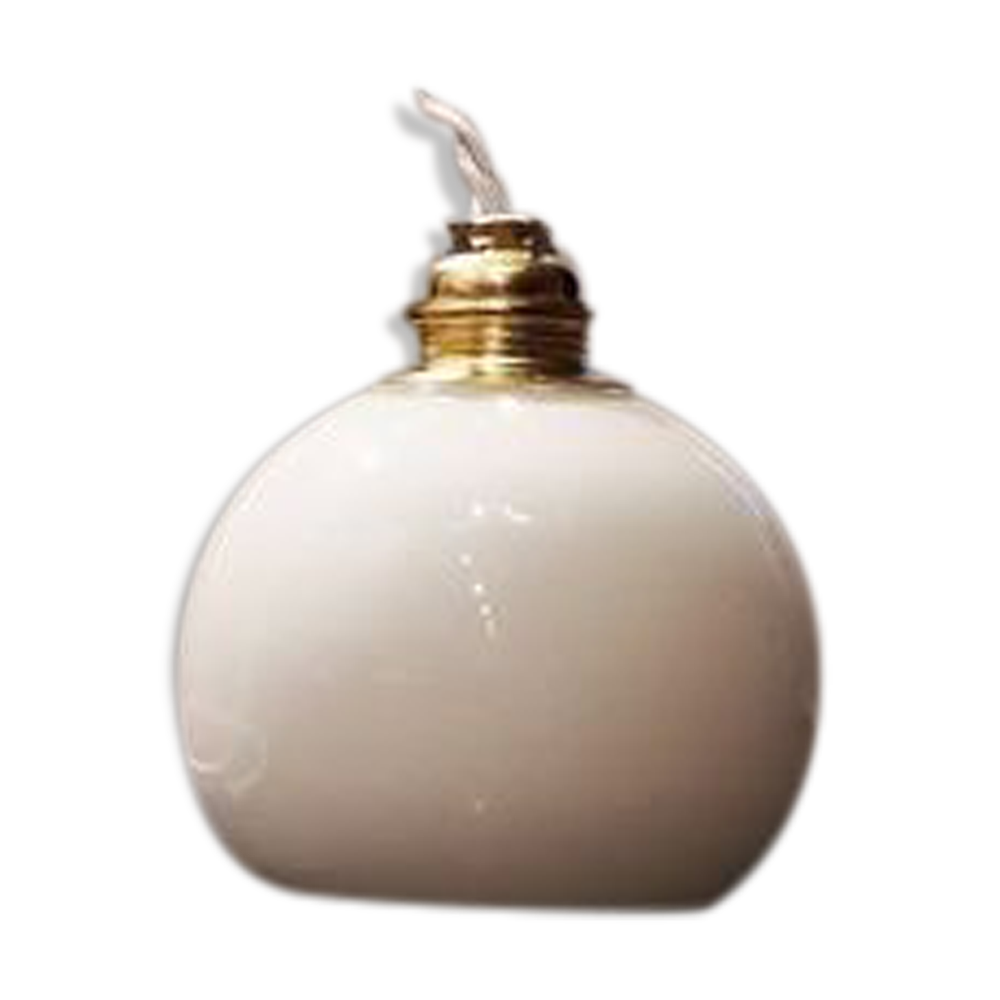 Suspension walker old opaline white globe spirit night light 1930 Art Deco TBE