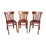 Set of 3 vintage bistro chairs