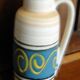 Ceramic vase matte bottom and decor enamels