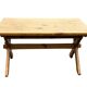 Vintage dining table pinewood 1960 minimalist dining table