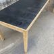 Large black patinated tray table